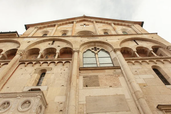 Detalle Del Duomo Módena Italia Iglesia Más Importante Ciudad — Foto de Stock