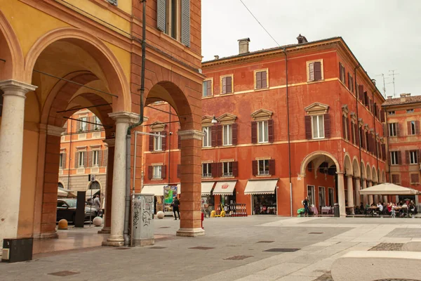 Modena Italy October 2020 Piazza Roma Модені Італія Англійською Мовою — стокове фото