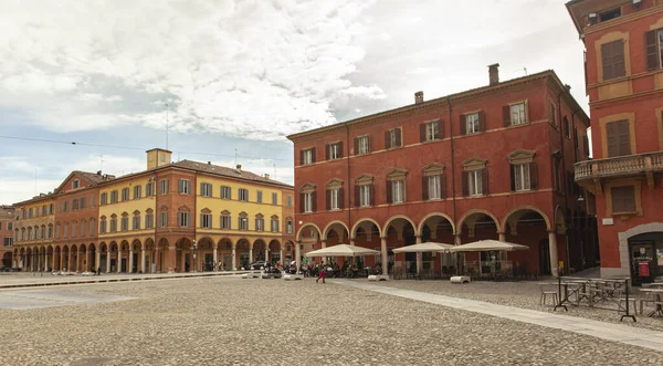 Modena Itálie Říjen 2020 Piazza Roma Modena Italy Anglickém Romském — Stock fotografie