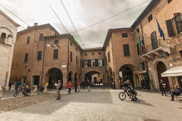 Modena Itálie Říjen 2020 Pohled Náměstí Duomo Itálii — Stock fotografie