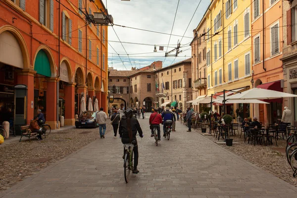 Modena Olaszország Október 2020 Kilátás Emilia Centro Sikátor Modena Olaszországban — Stock Fotó