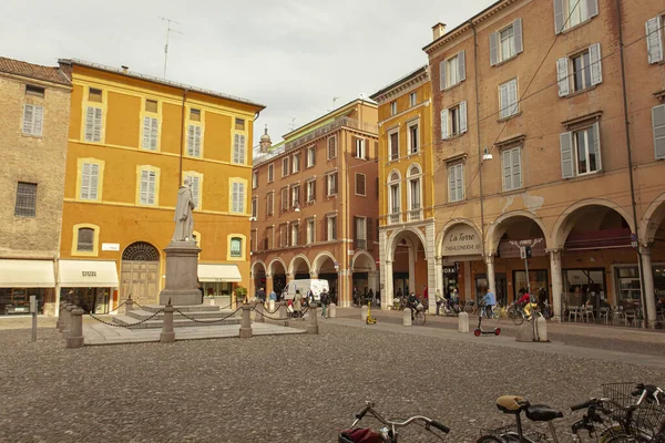 Modena Italien Oktober 2020 Piazza Torre Modena Engelska Tower Square — Stockfoto