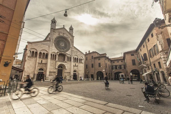 Modena Italy October 2020 Кафедральний Собор Модени Історичному Центрі Міста — стокове фото