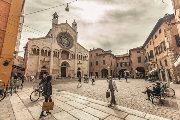 Mothe Italië Oktober 2020 Modena Kathedraal Het Historische Centrum — Stockfoto
