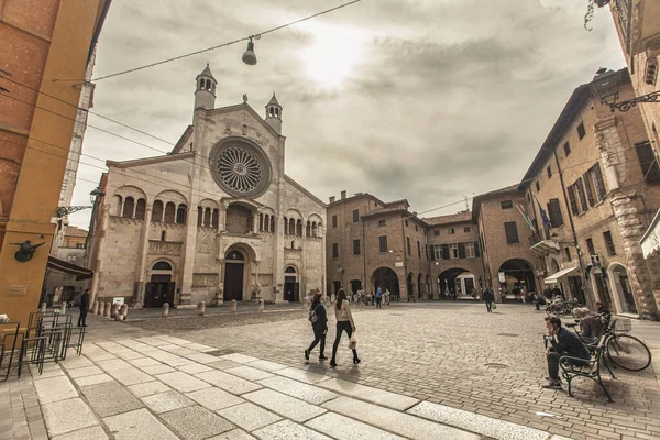 Modena Italia Octubre 2020 Catedral Módena Centro Histórico Ciudad — Foto de Stock