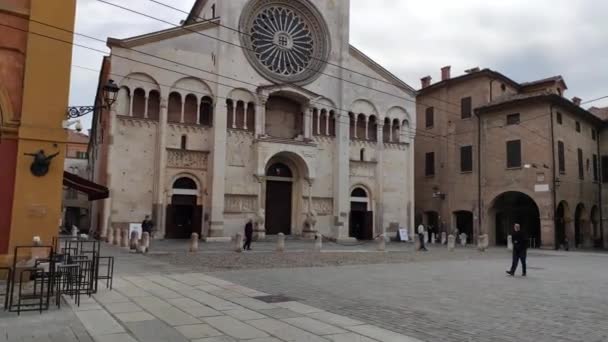 Duomo av Modena 4 — Stockvideo