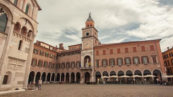 Piazza Grande a Modena in Italia 4 — Video Stock