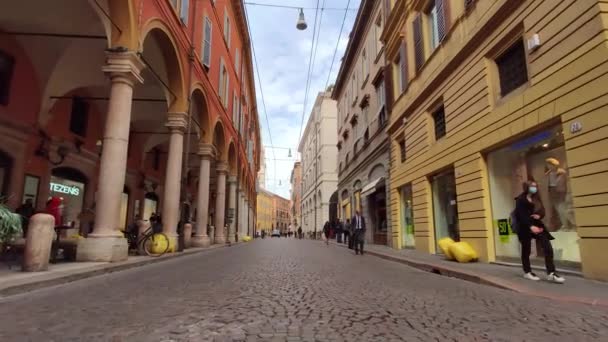 Veduta di Via Emilia Centro a Modena 17 — Video Stock