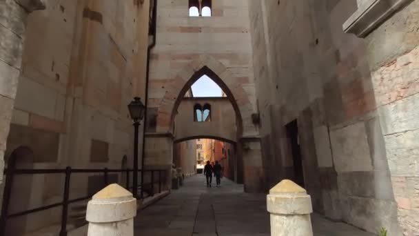 Arcades em Modenas Duomo 2 — Vídeo de Stock