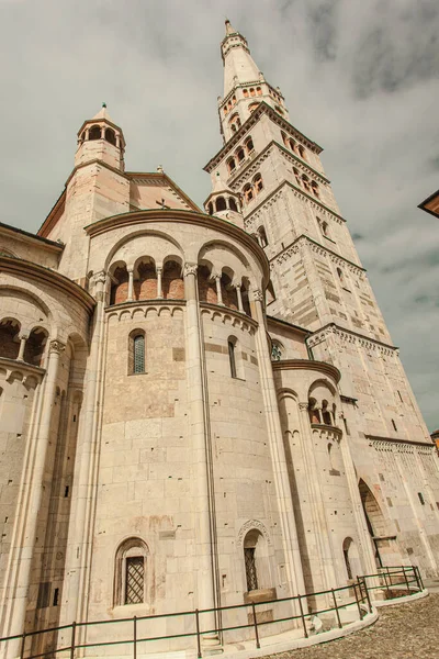 Detalle Del Duomo Módena Italia Iglesia Más Importante Ciudad — Foto de Stock