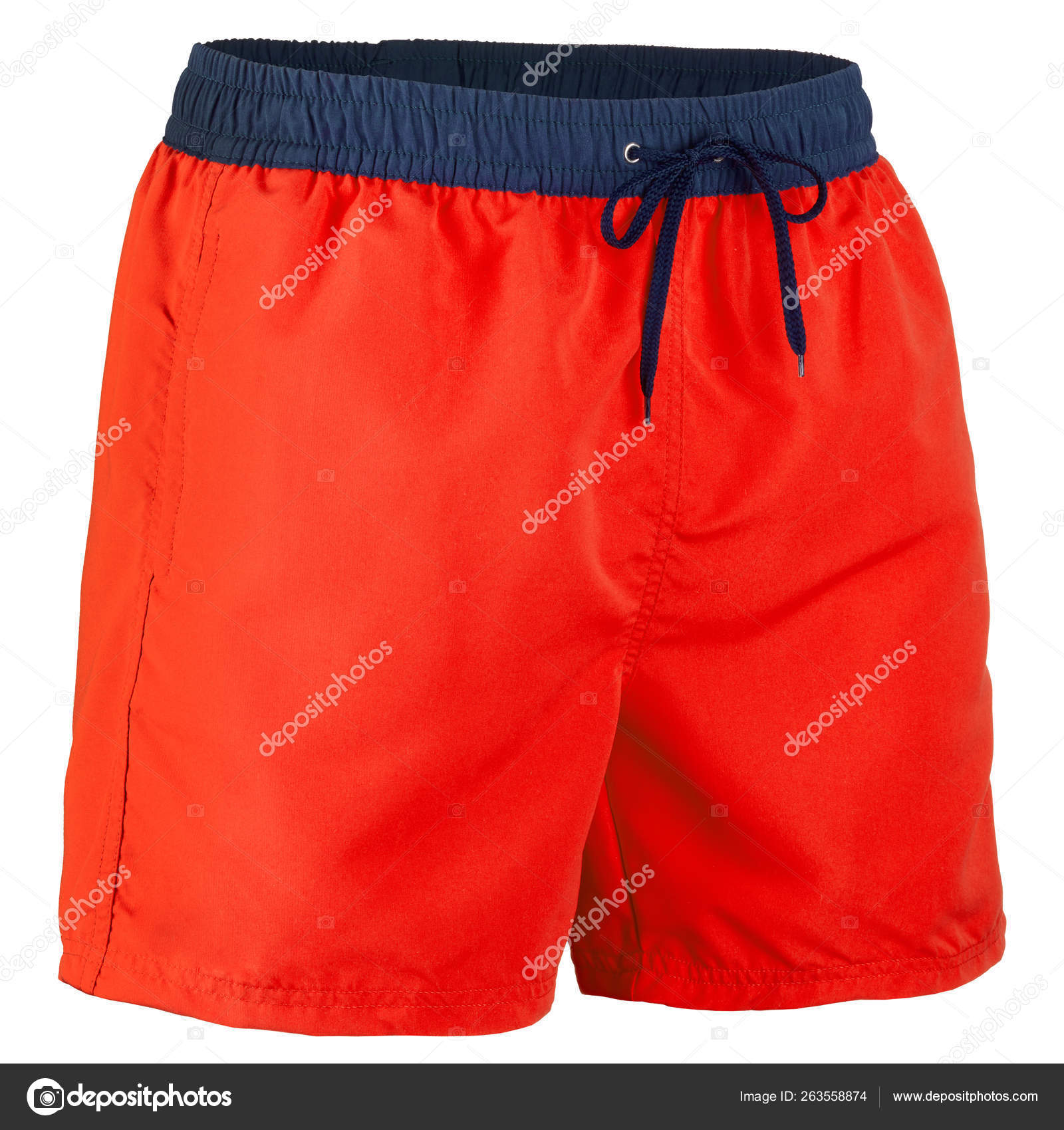 pantalones cortos rojos