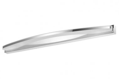 Beyaz arka planda izole edilmiş basit, minimalist Led lamba