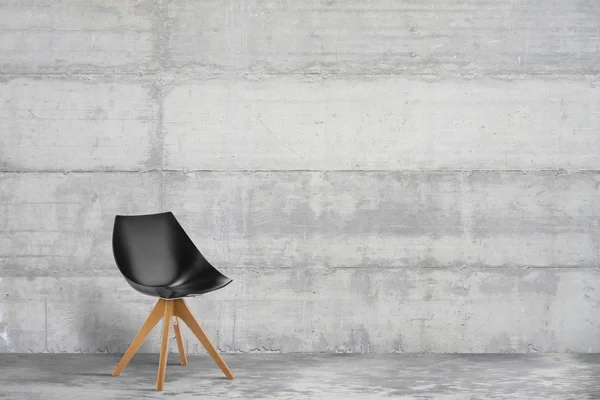 Tasarımcı, gri modern koltuk, beton duvarlı çatı tarzı iç