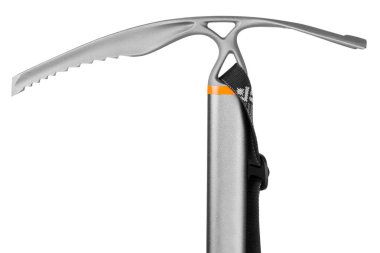 Beyaz arka planda izole buz balta kafası