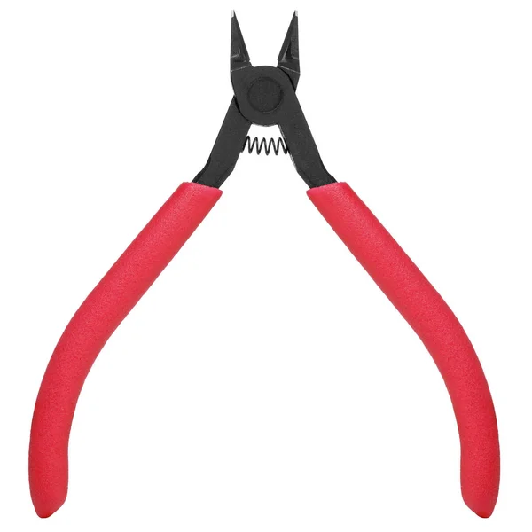 Red Pliers Isolated White Background — Stock Photo, Image