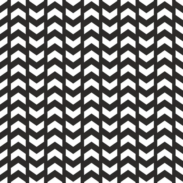 黒い背景に白い矢印のベクトル パターン — ストックベクタ