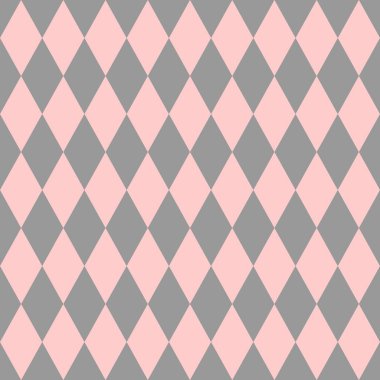 Gri ve pembe arkaplan duvar kağıdıyla döşeme vektör deseni
