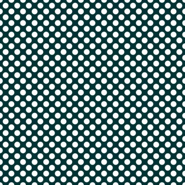 Döşeme vektör deseni sorunsuz dekorasyon duvar kağıdı için koyu yeşil zemin üzerine beyaz lekeli