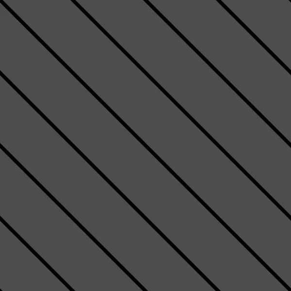 灰色と黒の縞模様の背景のタイル パターン ベクトル — ストックベクタ