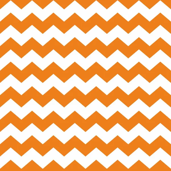 Zig Zag Chevron Orange Blanc Motif Vectoriel Tuiles Pour Papier — Image vectorielle