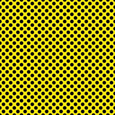 Döşeme vektör deseni sorunsuz dekorasyon duvar kağıdı için sarı zemin üzerine siyah lekeli 