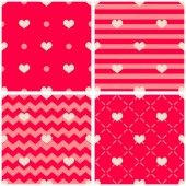 A szív rózsaszín és piros háttér vektor kimono