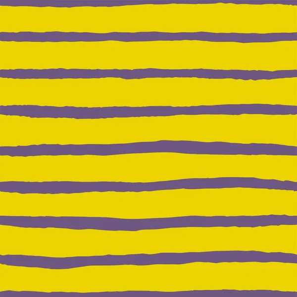带黄色和紫色条纹背景的平铺矢量图案 — 图库矢量图片