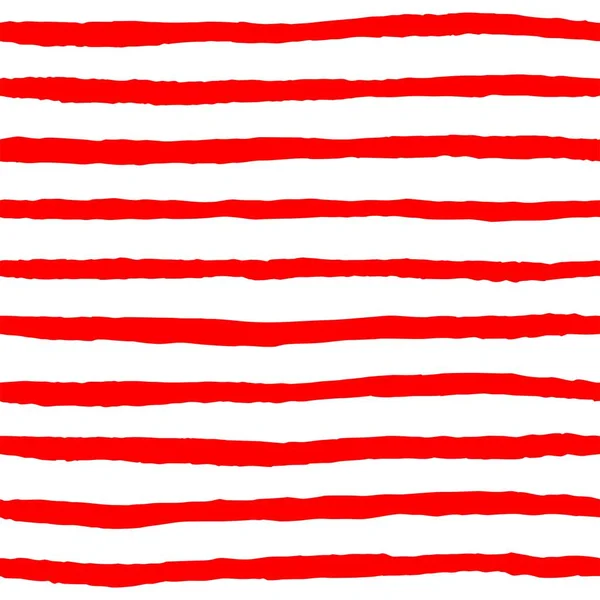 赤と白の縞模様のタイルベクトルパターン — ストックベクタ