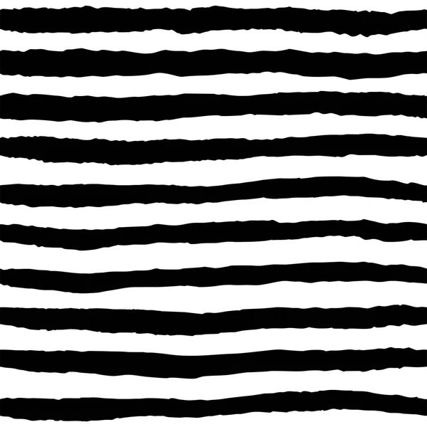 Tile Vector Pattern Black White Stripes — Stock Vector