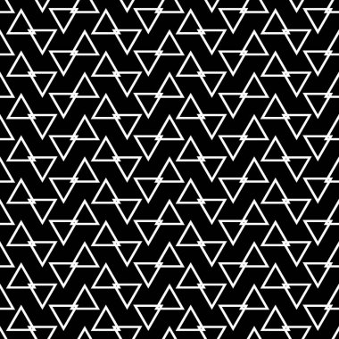 Kiremit vektör desen siyah arka plan üzerine beyaz üçgen ile