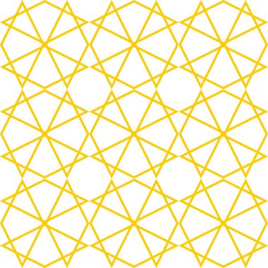sarı geometrik süsleme ile soyut renkli seamless modeli 