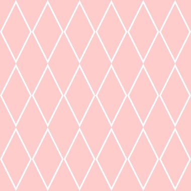 Soyut geometrik pembe ve beyaz pürüzsüz desen 