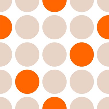 Beyaz arka plan üzerinde izole renkli noktalar ile soyut seamless modeli 