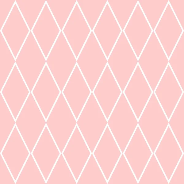 Abstract Geometrical Pink White Seamless Pattern — Stock Vector