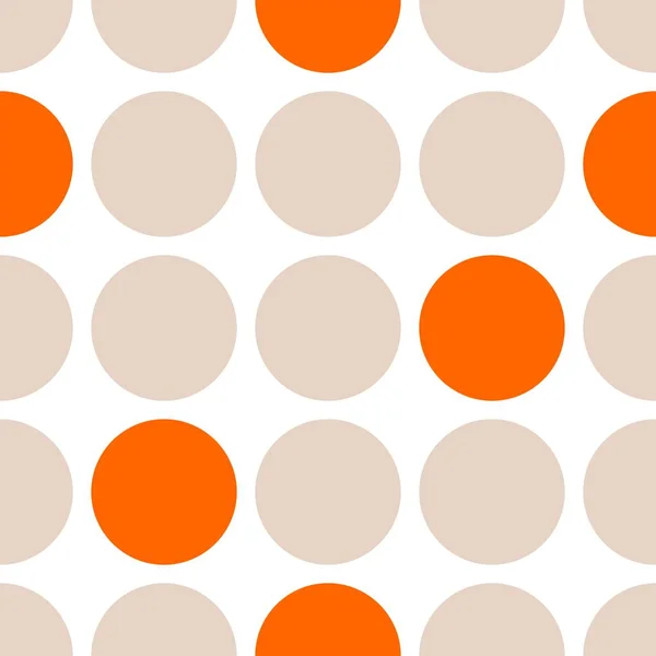 Motif Abstrait Sans Couture Avec Des Points Colorés Isolés Sur — Image vectorielle