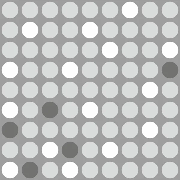 Abstract Seamless Pattern Dots Grey Background — Stock Vector