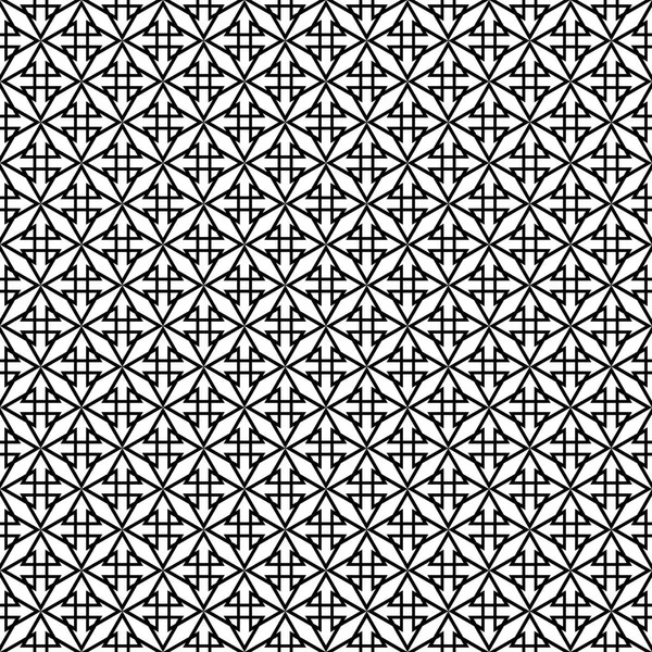 Tile Black White Vector Pattern — Stock Vector