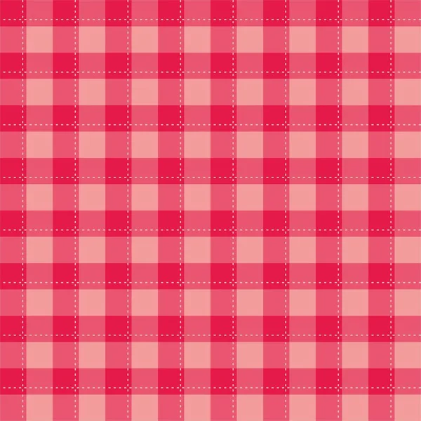 Seamless Sweet Pink Background Checkered Vector Pattern Grid Texture Web — Stock Vector