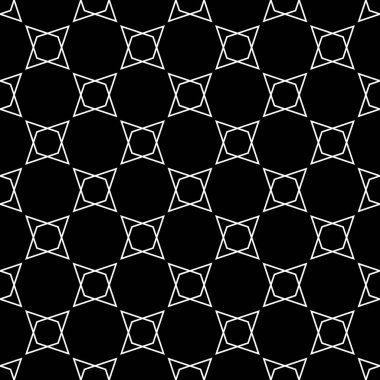 Siyah ve beyaz arkaplan ile döşeme vektör deseni