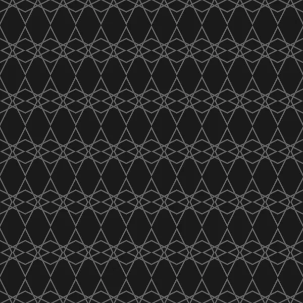 Patrón Vectores Azulejos Con Fondo Negro Gris — Archivo Imágenes Vectoriales