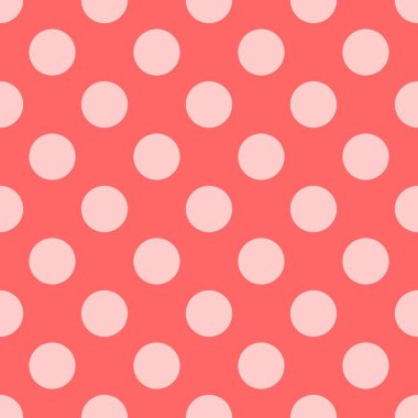 Pastel arka planda pembe benekli döşeme vektör deseni