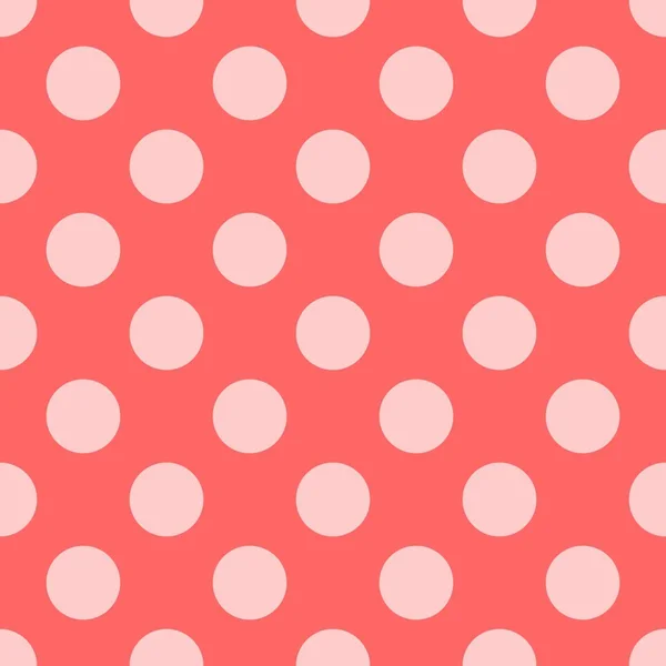 粉红圆点粉笔背景的方块矢量图样 — 图库矢量图片
