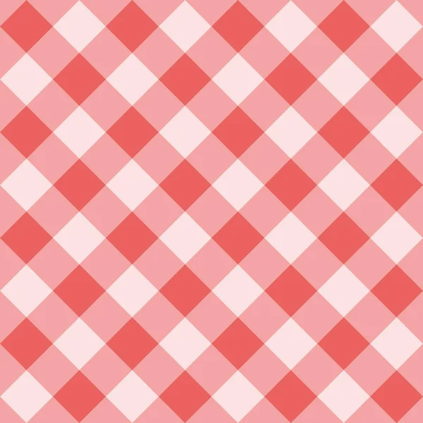 Seamless Sweet Pink Vector Background Checkered Pattern Grid Texture Web — Stock Vector
