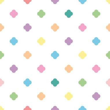 Pastel dikişsiz vektör deseni veya kiremit moda arka plan