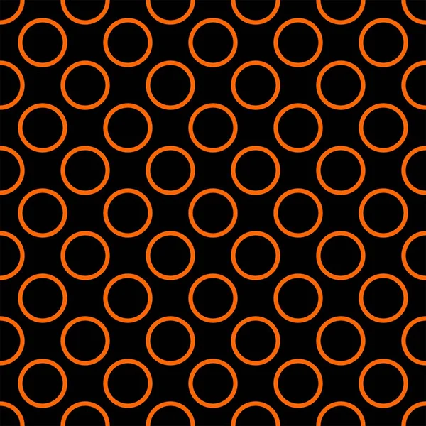 Κουκκίδες Πορτοκαλί Και Μαύρου Διανυσματικού Υποβάθρου Πλακάκια Διακόσμηση Ταπετσαρία Φθινόπωρο — Διανυσματικό Αρχείο