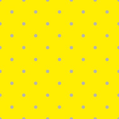 Güneşli sarı arka planda gri benekli kusursuz vektör deseni. Web sitesi tasarımı, masaüstü duvar kağıtları, kartlar, davetiyeler, düğün veya bebek partisi albümleri, arka plan, sanat ve albüm için.