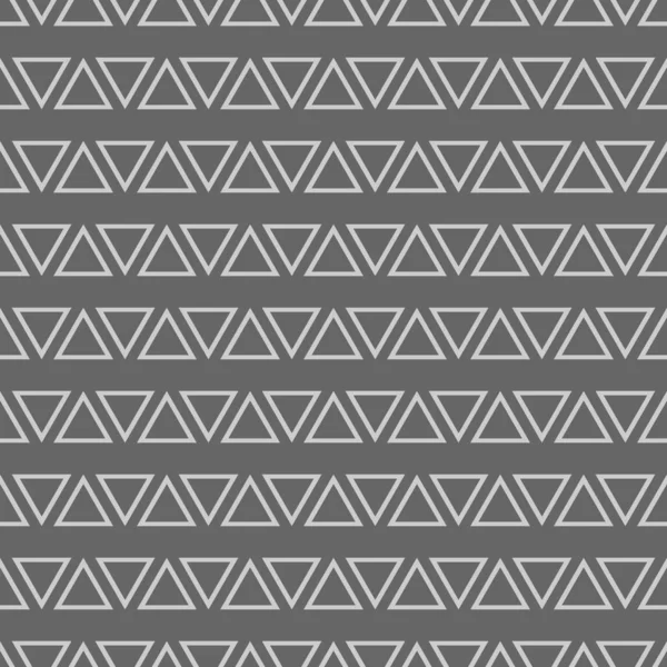Απρόσκοπτη Διανυσματικό Μοτίβο Τρίγωνα Αφηρημένο Σκούρο Φόντο — Διανυσματικό Αρχείο