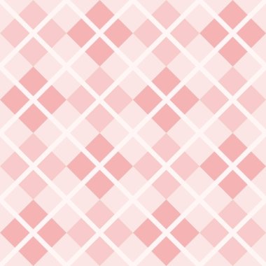 Kusursuz pembe ve beyaz vektör arkaplanı - web tasarımı, masaüstü duvar kağıdı veya mutfak blogu web sitesi için işaretli desen veya ızgara dokusu