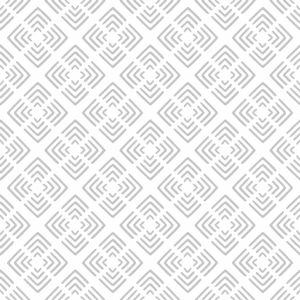 シームレスな装飾壁紙のタイルグレーと白のベクトルパターン — ストックベクタ