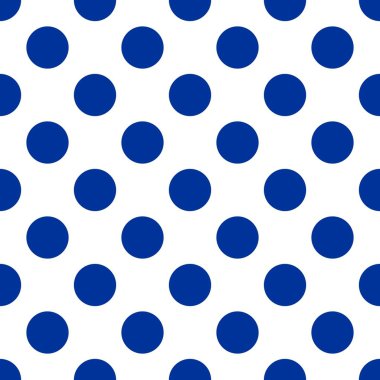 Beyaz arka planda şirin lacivert benekli kusursuz vektör deseni